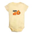 thumbnail image 1 of Baby Unisex I'm Cute Funny Rompers Newborn Baby Bodysuits Infant Jumpsuits Kids Cotton Animal Fish Graphic One-Piece Outfits, 1 of 5