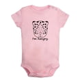 thumbnail image 1 of Baby Unisex I'm Hangry Funny Rompers Newborn Baby Bodysuits Infant Jumpsuits Kids Cotton Animal Leopard Graphic One-Piece Outfits, 1 of 5