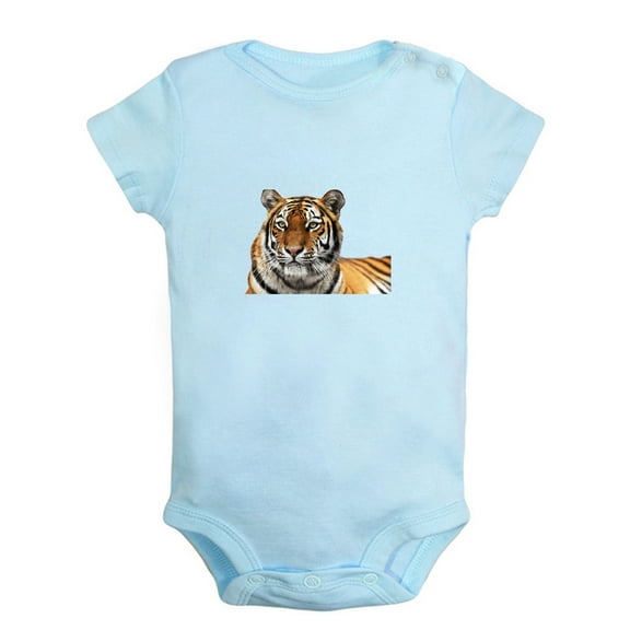Baby Unisex I'm Not a Regular Baby Funny Rompers Newborn Baby Bodysuits Infant Jumpsuits Kids Cotton Animal Tiger Graphic One-Piece Outfits