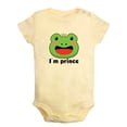 thumbnail image 1 of Baby Unisex I'm Prince Funny Rompers Newborn Baby Bodysuits Infant Jumpsuits Kids Cotton Animal Frog Graphic One-Piece Outfits, 1 of 5