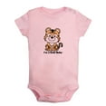 thumbnail image 1 of Baby Unisex I'm a Cool Baby Funny Rompers Newborn Baby Bodysuits Infant Jumpsuits Kids Cotton Animal Tiger Graphic One-Piece Outfits, 1 of 5