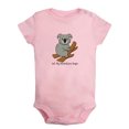 thumbnail image 1 of Baby Unisex Let My Adventure Begin Funny Rompers Newborn Baby Bodysuits Infant Jumpsuits Kids Cotton Animal Koala Graphic One-Piece Outfits, 1 of 5