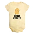 thumbnail image 1 of Baby Unisex Little Potato Funny Rompers Newborn Baby Bodysuits Infant Jumpsuits Kids Cotton Graphic One-Piece Outfits, 1 of 5