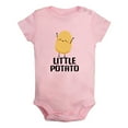 thumbnail image 1 of Baby Unisex Little Potato Funny Rompers Newborn Baby Bodysuits Infant Jumpsuits Kids Cotton Graphic One-Piece Outfits, 1 of 5