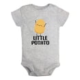 thumbnail image 1 of Baby Unisex Little Potato Funny Rompers Newborn Baby Bodysuits Infant Jumpsuits Kids Cotton Graphic One-Piece Outfits, 1 of 5