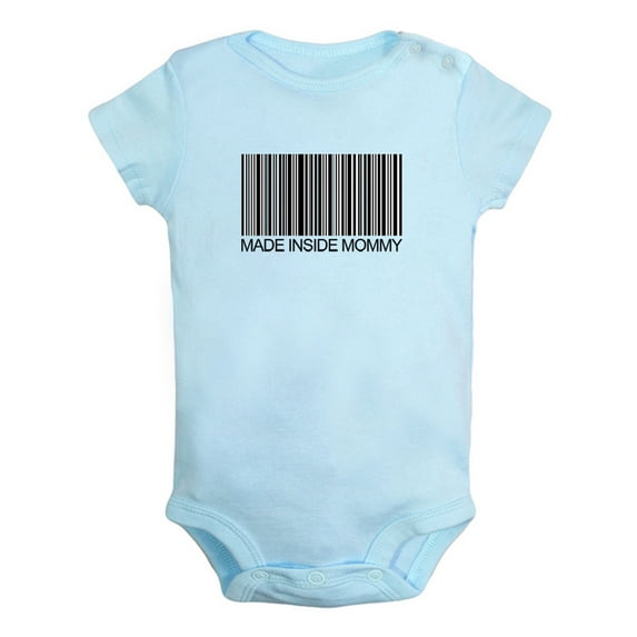 Baby Unisex Made Inside Mommy Funny Romper Newborn Bodysuits Infant Jumpsuits Kids Cotton Clothes Graphic Outfits