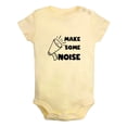thumbnail image 1 of Baby Unisex Make Some Noise Funny Romper Newborn Bodysuits Infant Jumpsuits Cotton Clothes Toddler Graphic Outfits, 1 of 5