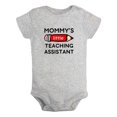thumbnail image 1 of Baby Unisex Mommy's Little Teaching Assistant Funny Rompers Newborn Bodysuits Infant Jumpsuits One-Piece Outfits, 1 of 5