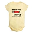 thumbnail image 1 of Baby Unisex Mommy's Little Teaching Assistant Funny Rompers Newborn Bodysuits Infant Jumpsuits One-Piece Outfits, 1 of 5
