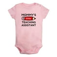 thumbnail image 1 of Baby Unisex Mommy's Little Teaching Assistant Funny Rompers Newborn Bodysuits Infant Jumpsuits One-Piece Outfits, 1 of 5