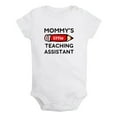 thumbnail image 1 of Baby Unisex Mommy's Little Teaching Assistant Funny Rompers Newborn Bodysuits Infant Jumpsuits One-Piece Outfits, 1 of 5