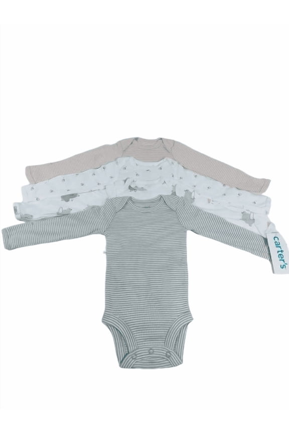 Baby Unisex (NB-24M) Carters 4pk. Animals & Acorns Bodysuits