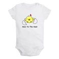 thumbnail image 1 of Baby Unisex New To The Nest Funny Rompers Newborn Baby Bodysuits Infant Jumpsuits Kids Cotton Graphic One-Piece Outfits, 1 of 5