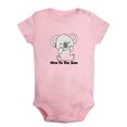thumbnail image 1 of Baby Unisex New To The Zoo Funny Rompers Newborn Baby Bodysuits Infant Jumpsuits Kids Cotton Animal Koala Graphic One-Piece Outfits, 1 of 5
