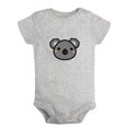 thumbnail image 1 of Baby Unisex New To The Zoo Funny Rompers Newborn Baby Bodysuits Infant Jumpsuits Kids Cotton Animal Koala Graphic One-Piece Outfits, 1 of 5