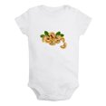 thumbnail image 1 of Baby Unisex Nut Cashew Design Rompers Newborn Baby Bodysuits Infant Jumpsuits Kids Cotton Graphic One-Piece Outfits, 1 of 5