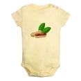 thumbnail image 1 of Baby Unisex Nut Peanut Design Rompers Newborn Baby Bodysuits Infant Jumpsuits Kids Cotton Graphic One-Piece Outfits, 1 of 5
