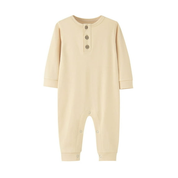 Baby Unisex Ribbed Pajamas with Zip Jumpsuit Sleepwear for Boys and Girls