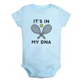 thumbnail image 1 of Baby Unisex Tennis Its In My DNA Funny Rompers Newborn Baby Bodysuits Infant Jumpsuits Kids Cotton Graphic One-Piece Outfits, 1 of 5