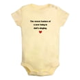 thumbnail image 1 of Baby Unisex The Worst Feature of a New Baby is Dad's Singing Funny Rompers Newborn Baby Bodysuits Infant Jumpsuits Kids Cotton Graphic One-Piece Outfits, 1 of 5