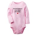 thumbnail image 1 of Baby Unisex The Worst Feature of a New Baby is Dad's Singing Funny Rompers Newborn Baby Bodysuits Infant Jumpsuits Kids Cotton Graphic One-Piece Outfits, 1 of 5