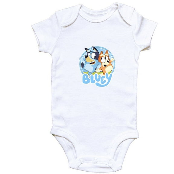 Baby Vest Bluey Newborn Gift Blue Dog T-Shirt Blue Cartoon Tees, Blue Family Shirt Cute Baby Onesie, BABY BODYSUIT LAT 4424