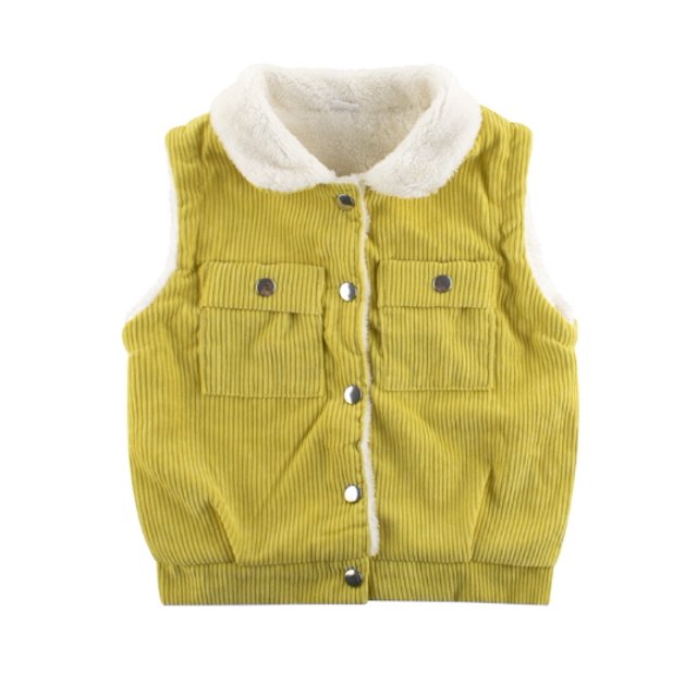 Baby Vest Kids Boys Girls Fleece Vest Sleeveless Coat Lightweight