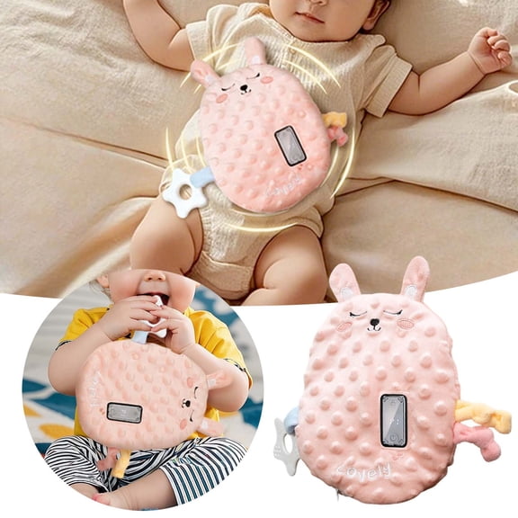 Baby Vibrating Sleep Cute Animal Babies Sleep Aid 3 Adjustable Vibration Modes 90 Min Timer Portable Infant Sleep For Home & Travel Use For Cribs & Strollers
