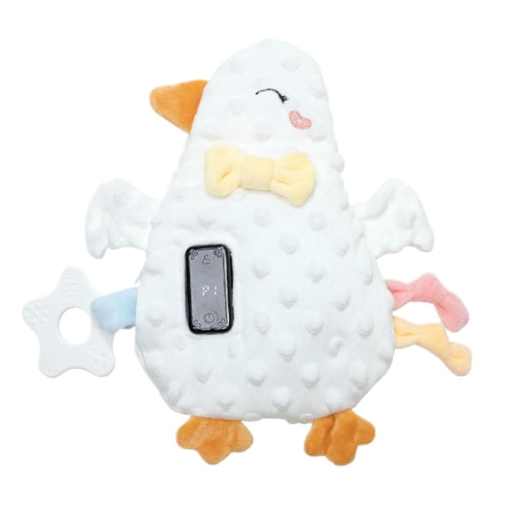 Baby Vibration Soother Toy - Plush Cuddle Buddy with Gentle Vibrations, Soft Sensory Toy for Newborns & Infants, Cute Sleep Aid for Calming & Comfort, 6.69 inch