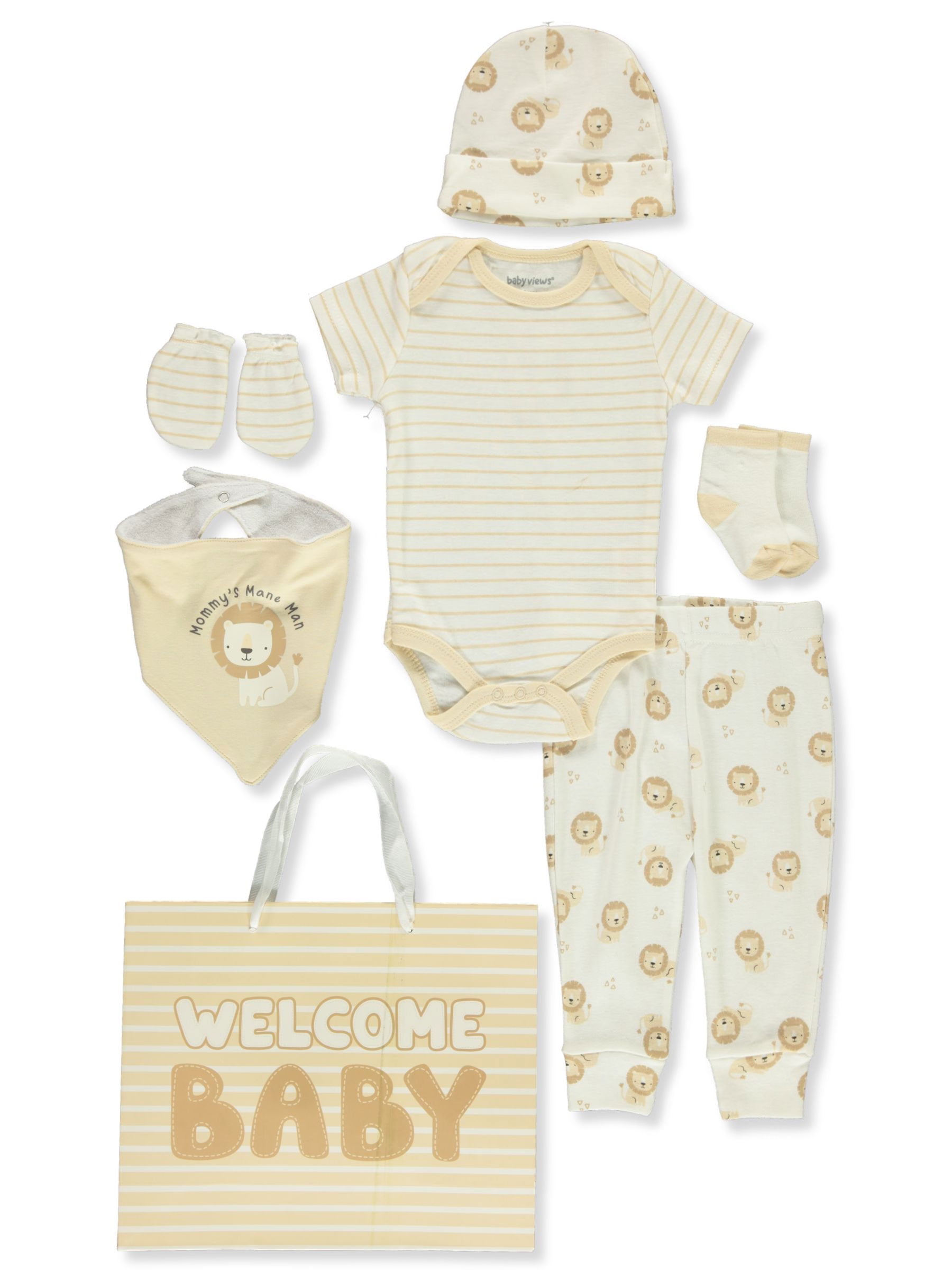 Baby Views Baby Boys' 8-Piece Layette Gift Set - multi, 0 - 3