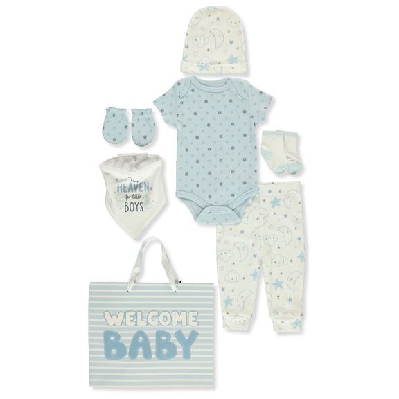 Baby Views Baby Boys' 8-Piece Layette Gift Set - multi, 3 - 6 months (Newborn)
