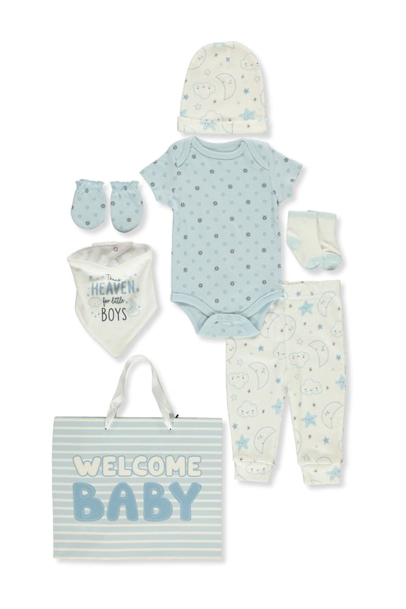 Baby Boys' 8-Piece Layette Gift Set - multi, 3 - 6 months (Newborn)