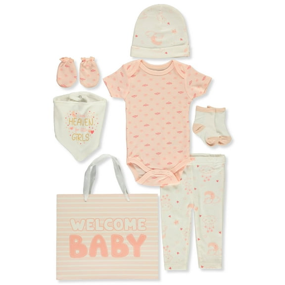 Baby Views Baby Girls' 8-Piece Layette Gift Set Color: multi Size: 0 - 3 months