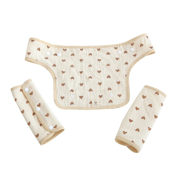 Baby Waist Stool Cotton Drooler Bibs Cotton for Eating Feeding Burp Cloth Baby Bandana Drool Bibs for Boys Girls