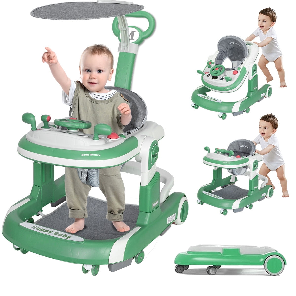 Baby Walkers For Boys Wismind Music And Lights Baby Walker
