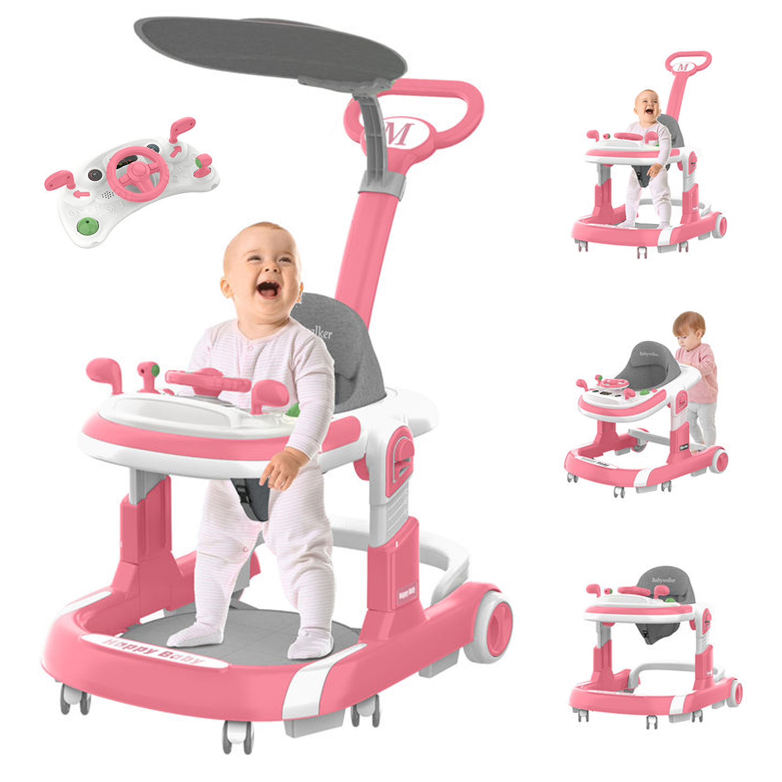 Disney Baby Winnie the Pooh Music & Lights Walker, Pooh