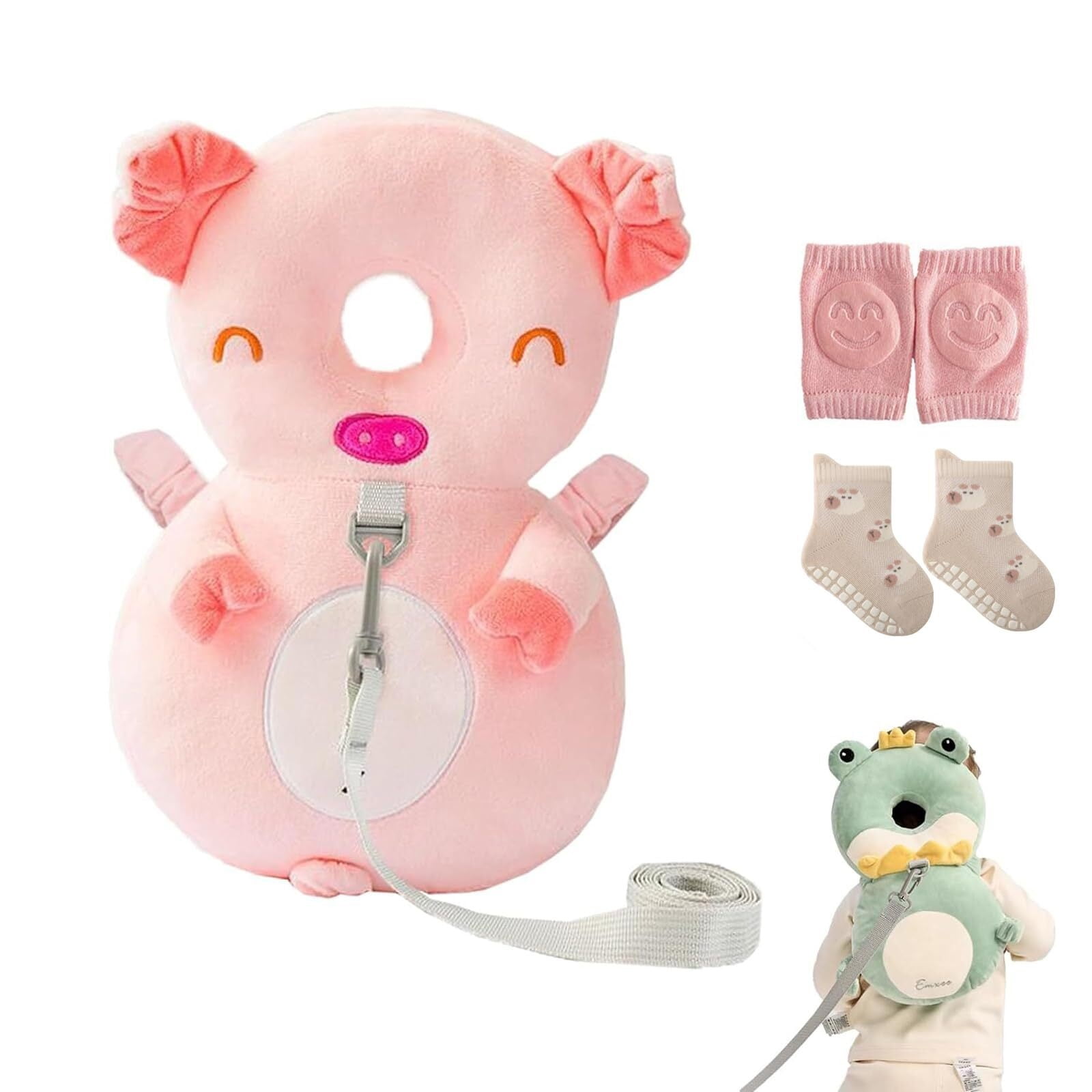 Baby Walker Head Protector, Adjustable Safety Pad Backpack Baby Knee ...