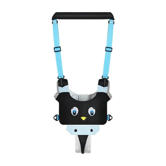 Baby Walking Harness with Handle, Adjustable Infant Walker Helper Belt for Learning to Walk, Safety Support Assistant for Toddlers 8-24 Months (Black)