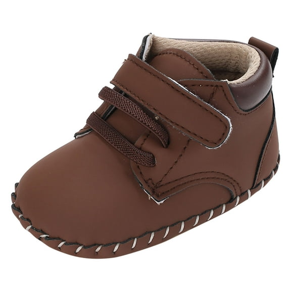 Baby Walking Shoes,Summer Children Toddler Shoes Boys And Girls Sports Flat Bottom High Top Comfortable Solid Color Hook Loop Simple Style,Toddler Shoes(Size:0-6 Months)