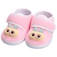 thumbnail image 1 of Baby Walking Shoes With Anti Slip Cow Tendon Soles And Single Shoes Pink 4-7M, 1 of 6