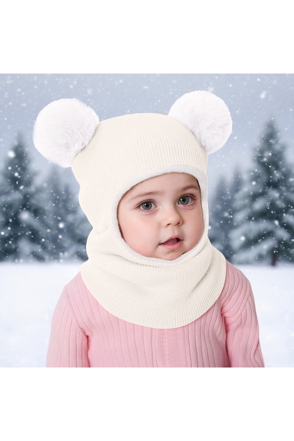 Baby Warm Knit Earflap Hat with Soft Thermal Winter for Boys Girls Trapper Hat Toddler Warm Hats Men Trapper Hat Men and Check Hat Trapper Hat Fashion Coonskin Hat Beaver Hat and Plaid Hat