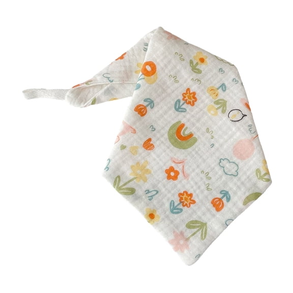 Baby Washcloth Square Baby Face-Towel Bibs for Girls & Boys 10"X10" Burp Cloths Soft Absorbent Baby Wash Cloth