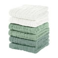 thumbnail image 1 of Baby Washcloths 100% Organic Cotton Face Towels 6 Pack Wash Cloths for Baby 12x12in Soft and Absorbent Baby Wipes, 1 of 8