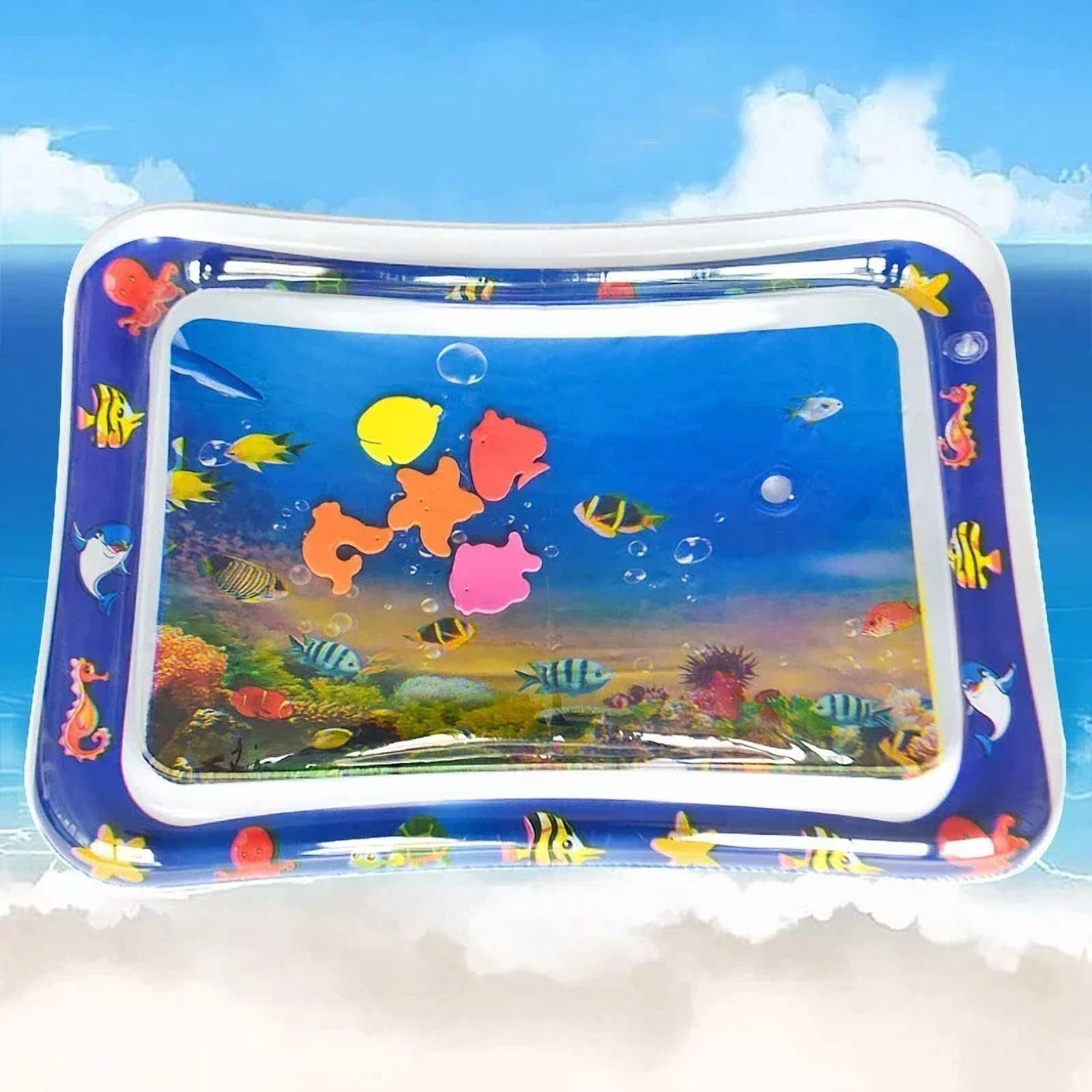 Baby Water Play Mat Inflatable Cushion PVC Infant Tummy Time Toddler Water Pad for Kids Early Education Developing Activity Toys