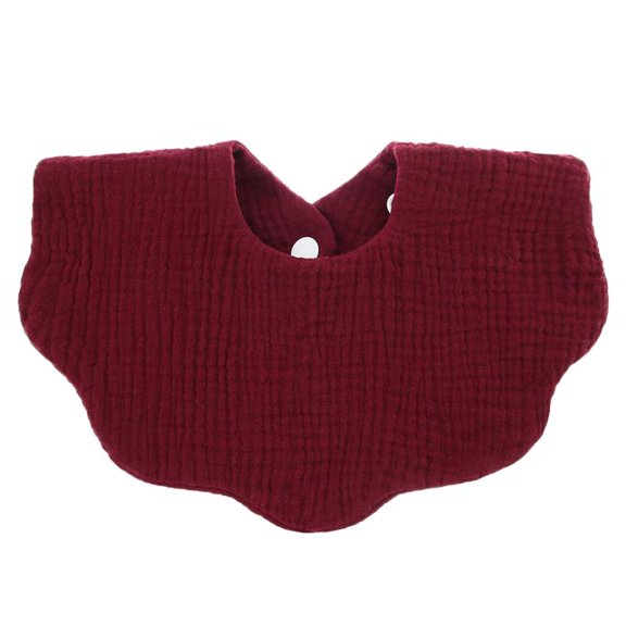 Baby Wave Shape Feeding Bib Bandana Burp Cloth Scarf Printed Soft Pure Cotton Absorbent Saliva Towel Breathable Apron for Gifts