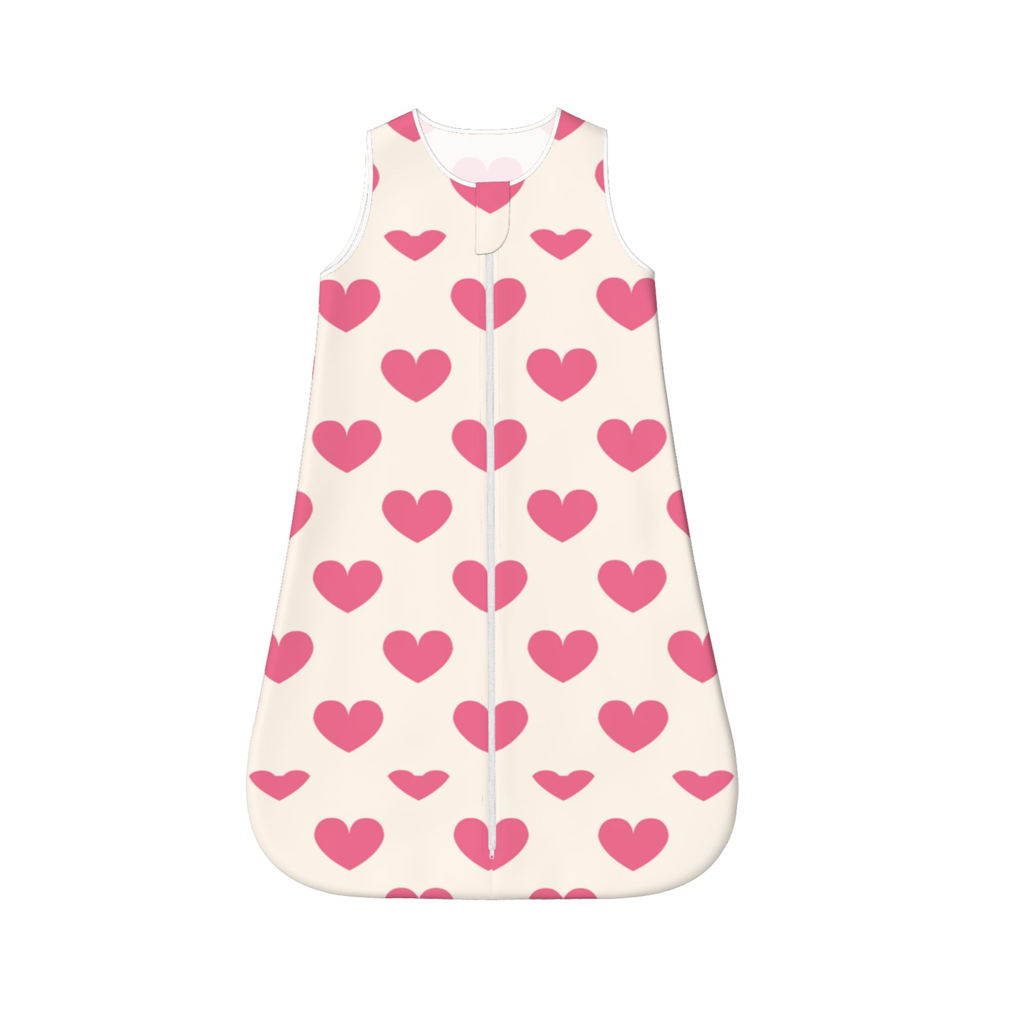 Baby Wearable Blanket 0-24 Months Pink Heart Background,Sleeveless ...