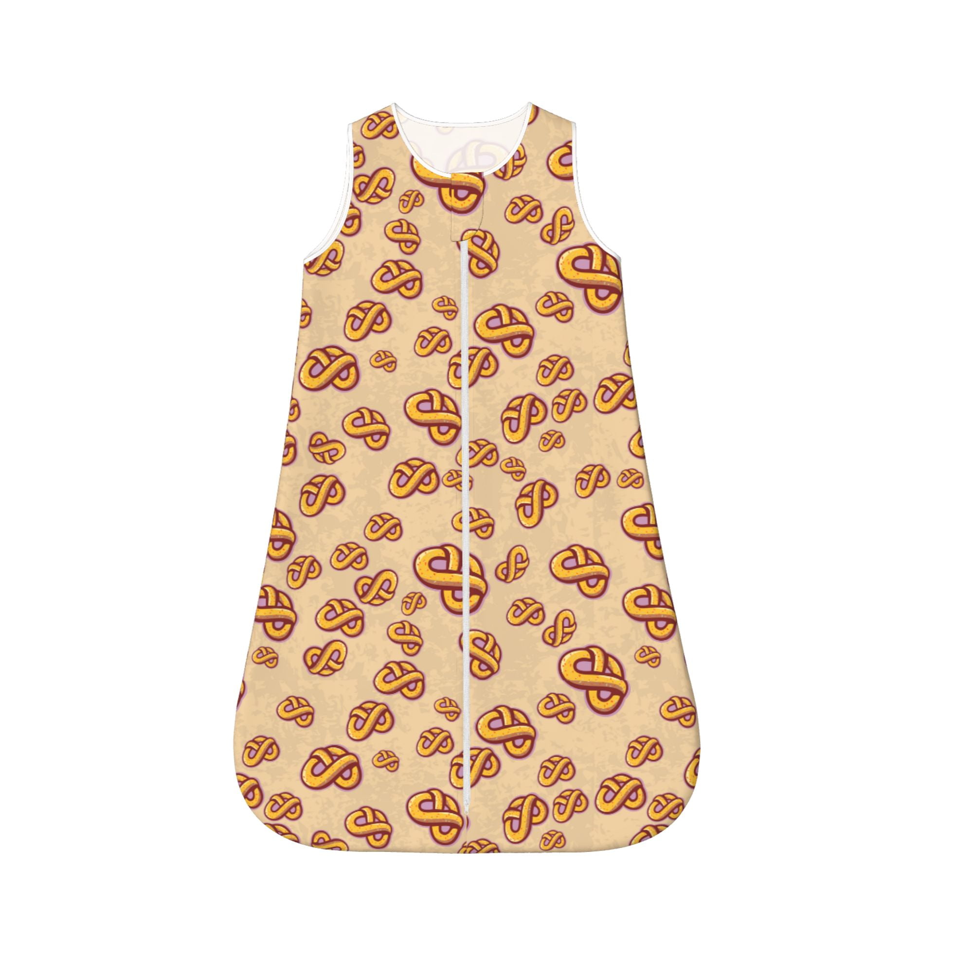 Baby Wearable Blanket 024 Months Pretzel Beer Snack,Sleeveless Summer Baby Sleeping Bag With