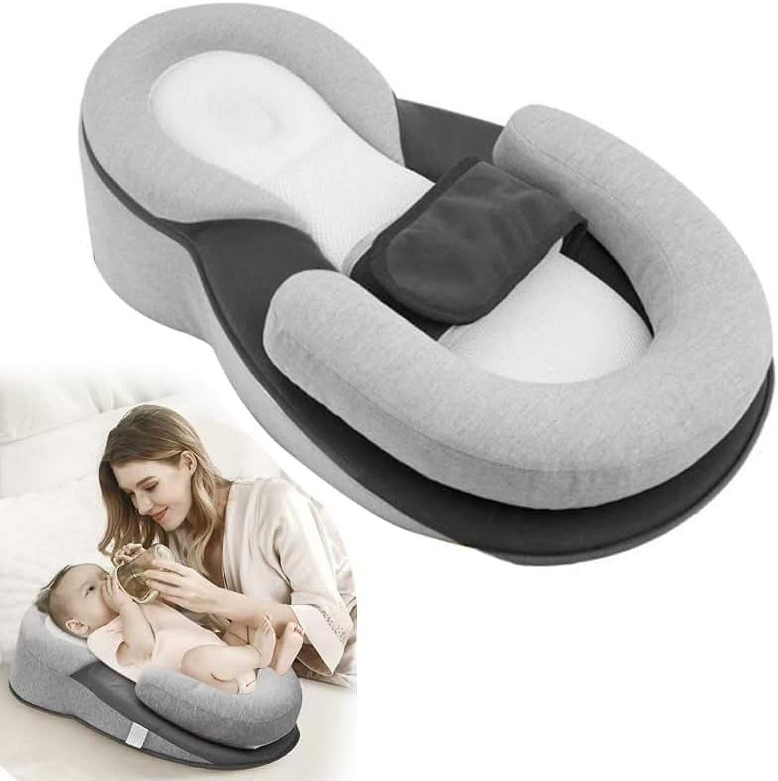 Newborn Diy Crib Wedge Baby Feeding Support Pillow White Baby