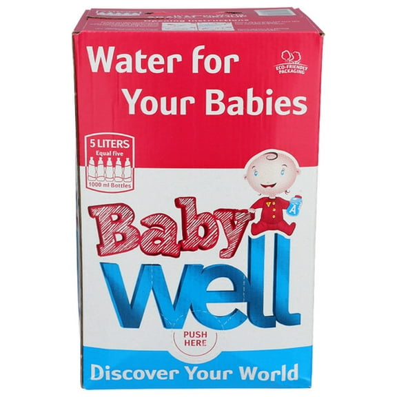 Baby Well Water Low Mineral Bib 169 fl oz (Pack Of 4)