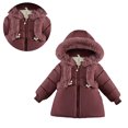 thumbnail image 1 of Baby Winter Coat,Baby Boys Puffer Coat Baby Mid-length Hoodie with Zipper Up Down Coats For Toddler Child Puffer Jacket Little Boys Girls Clothes, 1 of 4
